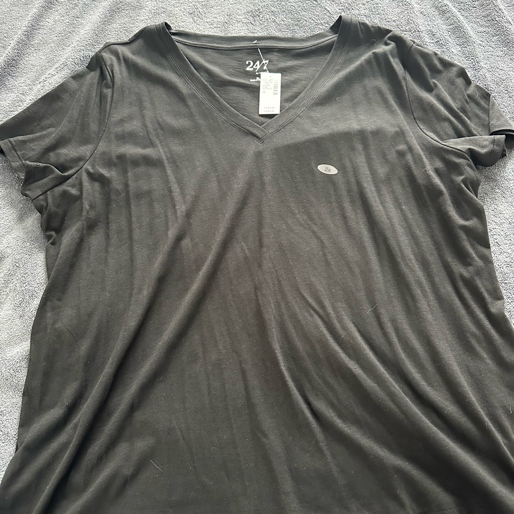 Maurices Charcoal V-Neck Tee